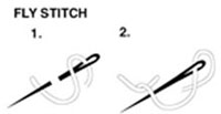 embroider-fly stitch